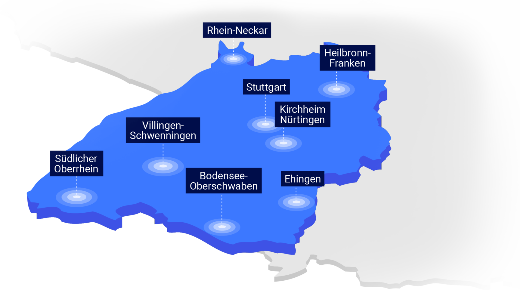 Standortgrafik Regionalbüros bwcon