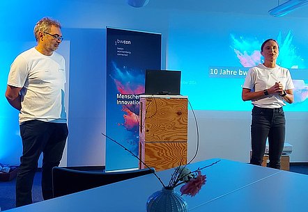 10 Jahre bwcon GmbH - Begrüßung Alex und Jürgen