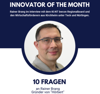 Innovator of the month: Rainer Brang