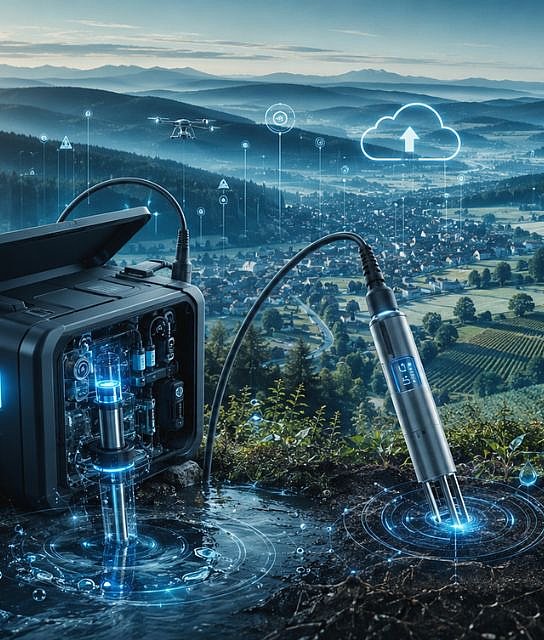 Nitratdetektionssystem für Wasser und Böden