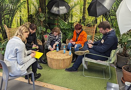 Im Workshop wird fleißig gebrainstormt