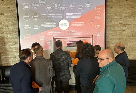 Blick auf die Gestaltungsfelder des INQA-Coachings