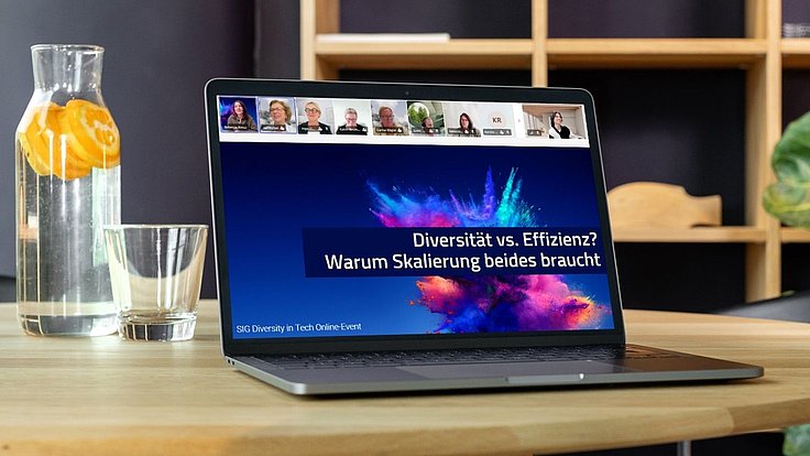 Effizienz und Diversität im Spannungsfeld – SIG Diversity in Tech trifft sich zum „digitalen Streitgespräch“