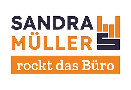 Logo Sandra Müller rockt das Büro