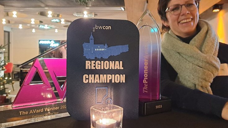 Aus der Region in die Welt: Fohhn Audio AG als bwcon Regional Champion Award ausgezeichnet
