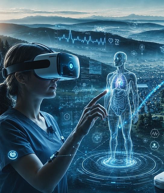KI-gestützte Modellierung für telemedizinische Szenarien mit VR-Integration und fortschrittlicher Sensorik
