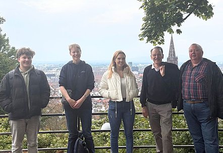 Wandertruppe rund um Ana Breton (zweite von links)