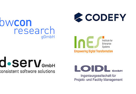 Zum Projektkonsortium unter der Leitung der d-serv GmbH gehören die bwcon research gGmbH, Codefy GmbH, LOIDL GmbH sowie das Institut für Enterprise Systems (InES) der Universität Mannheim. CertAssist Konsortium