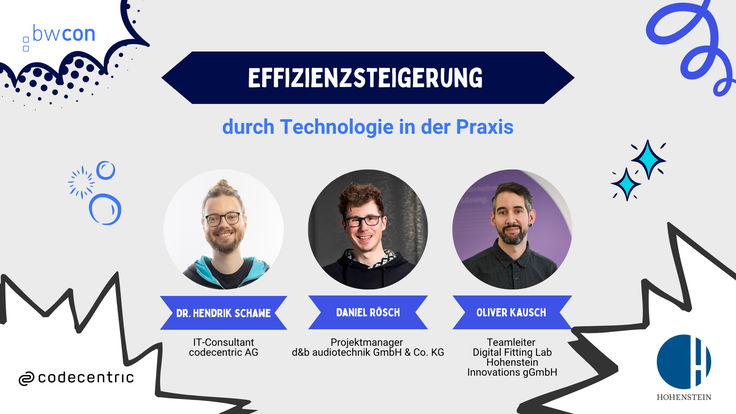 Hightech Summit meets codecentric und Hohenstein