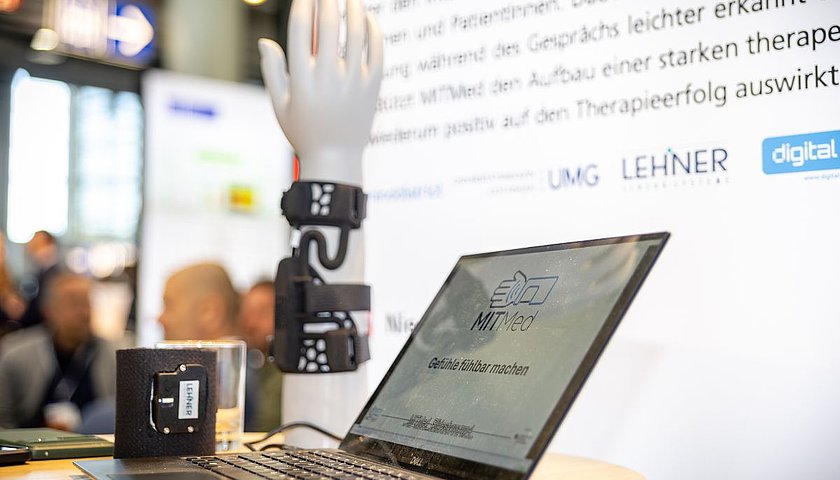 Projektvorstellung MITMed auf der Hannover Messe 2025